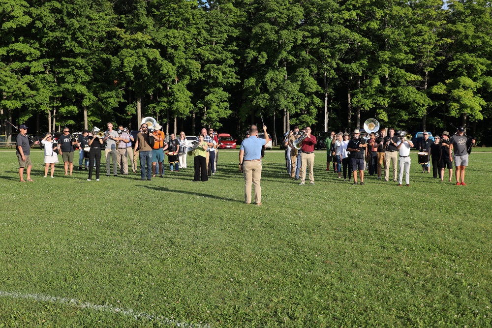 Rehearse, rehearse, rehearse: The 2nd MAW Band prepares for the Fergus Scottish Festival &amp; Highland Games