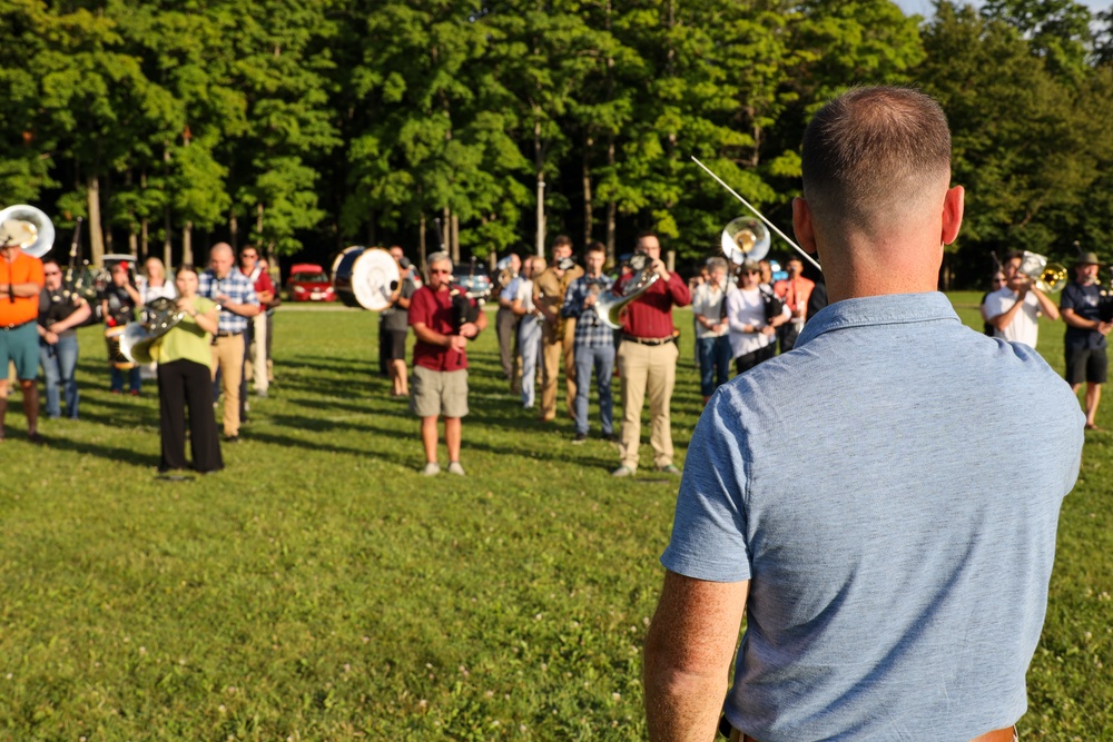 Rehearse, rehearse, rehearse: The 2nd MAW Band prepares for the Fergus Scottish Festival &amp; Highland Games