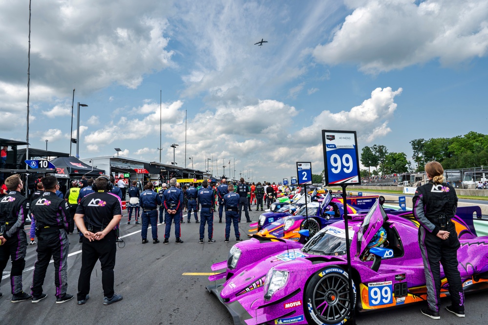 FAFB performs a flyover for IMSA Road America