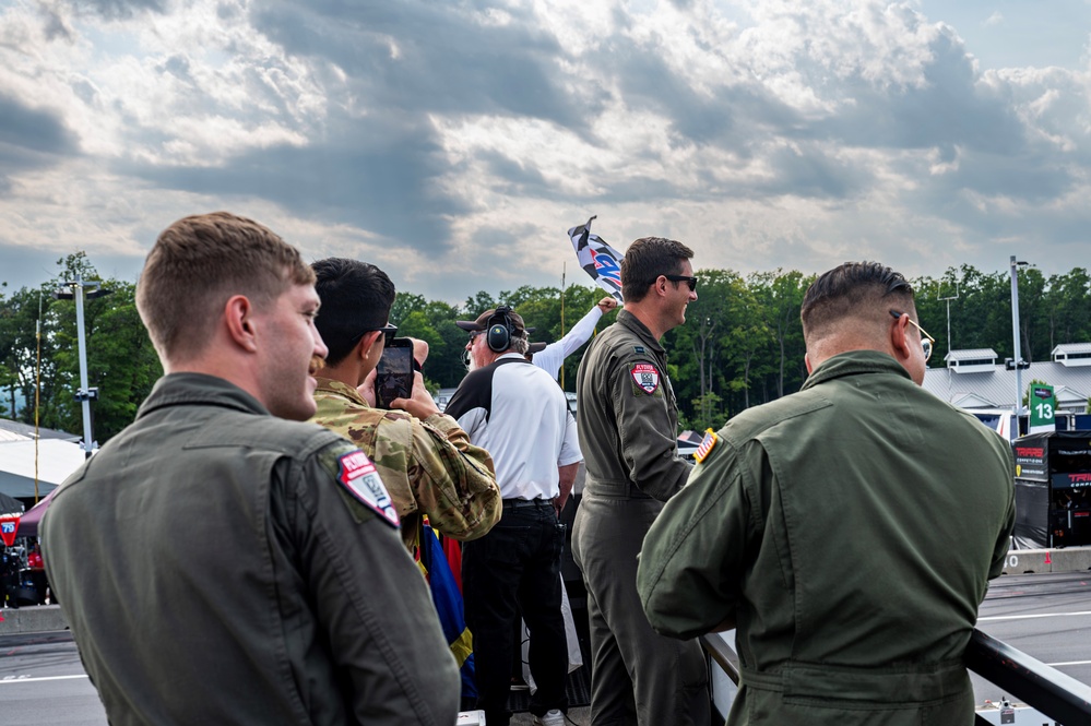 FAFB performs a flyover for IMSA Road America
