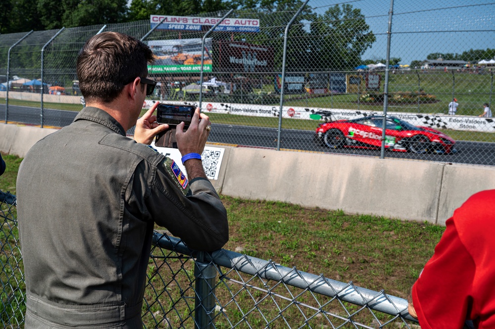 FAFB performs a flyover for IMSA Road America