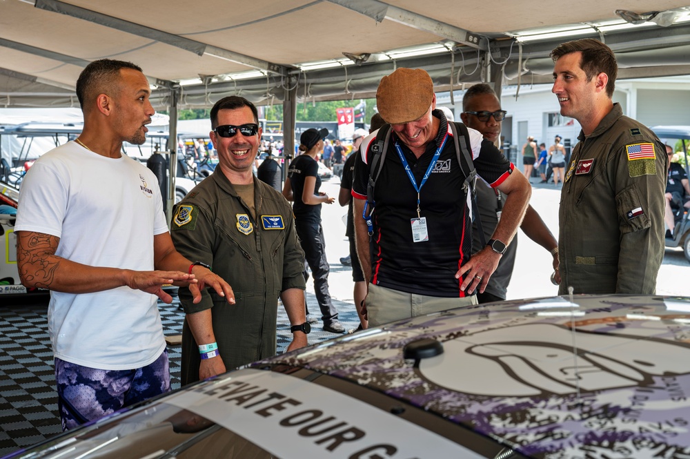 FAFB performs a flyover for IMSA Road America