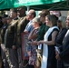 Street dedication crowd