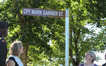 CPT Mark Garner Street honors Hohenfels community member, fallen 1-4 Inf. Regt. warrior