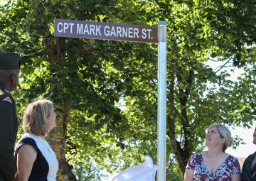 CPT Mark Garner Street honors Hohenfels community member, fallen 1-4 Inf. Regt. warrior