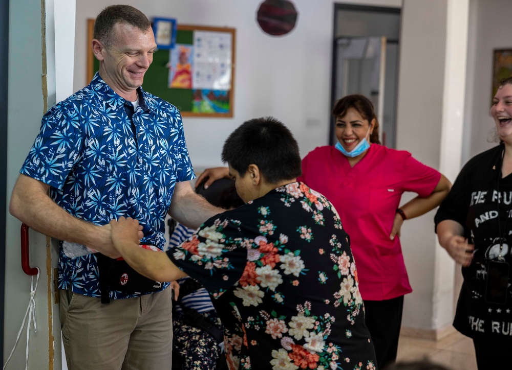 Wasp Visits Agios Stefanos Foundation
