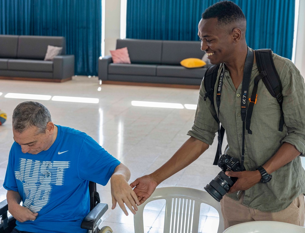 Wasp Visits Agios Stefanos Foundation