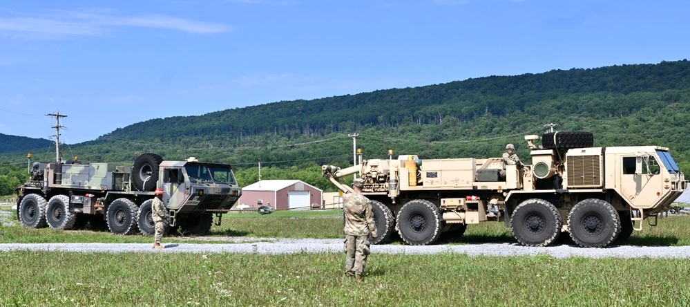 128th BSB trains in the mire pit