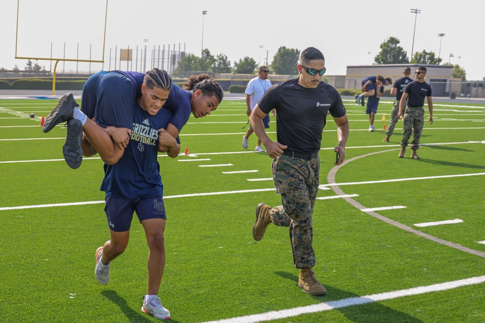 RS Riverside Marines conduct CFT at Los Osos High School