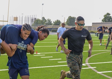 RS Riverside Marines conduct CFT at Los Osos High School