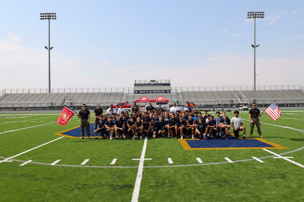 RS Riverside Marines conduct CFT at Los Osos High School