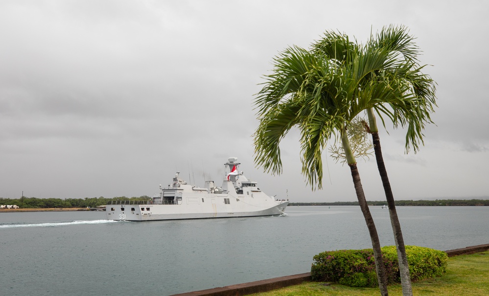 U.S. and partner nation ships return to JBPHH during RIMPAC 2024 U.S. and partner nation ships return to JBPHH during RIMPAC 2024