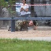 Sgt. Trenton Tuberosa crawls through an obstacle