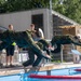 Team USA dive into a pool