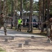 1st Lt. Jessica Romero and 1st Lt. Brianna Mirmina jump from step to step