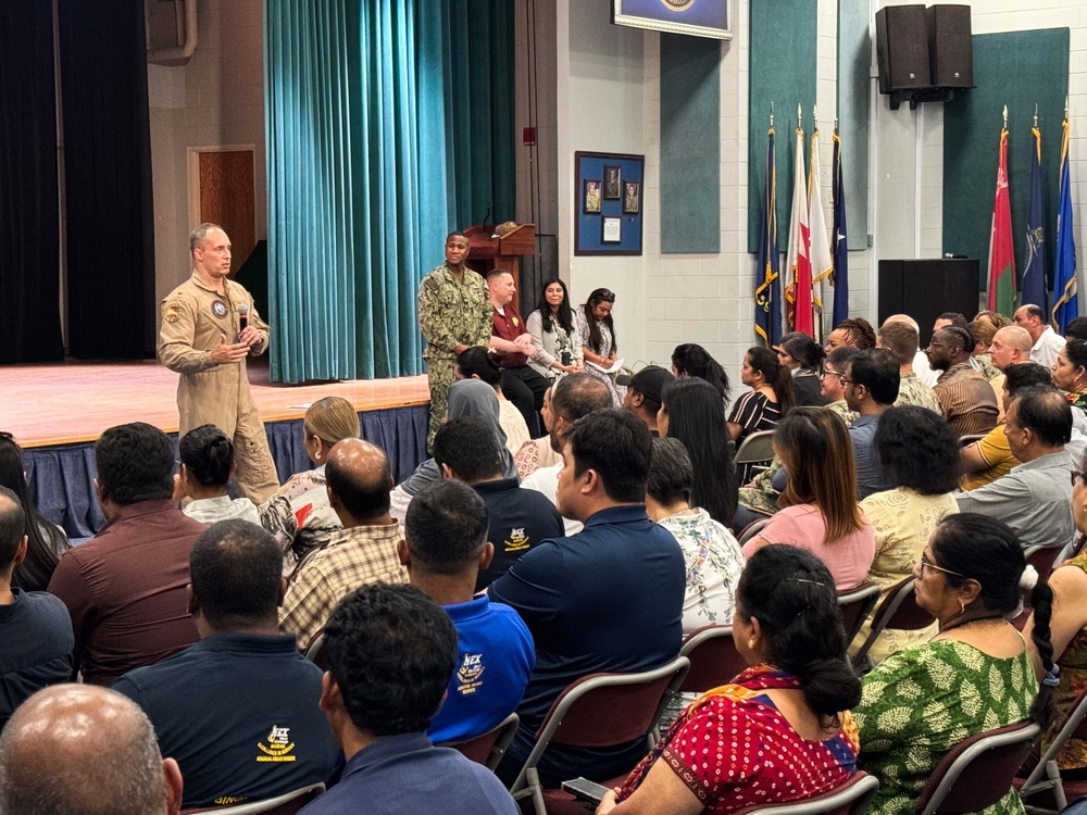 NSA Bahrain Hosts BG Town Hall