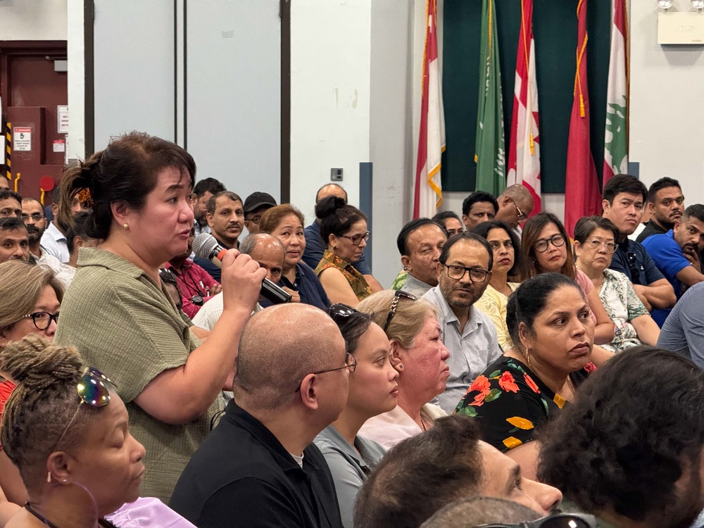 NSA Bahrain Hosts BG Town Hall