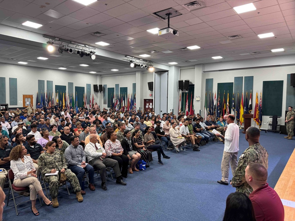 NSA Bahrain Hosts BG Town Hall