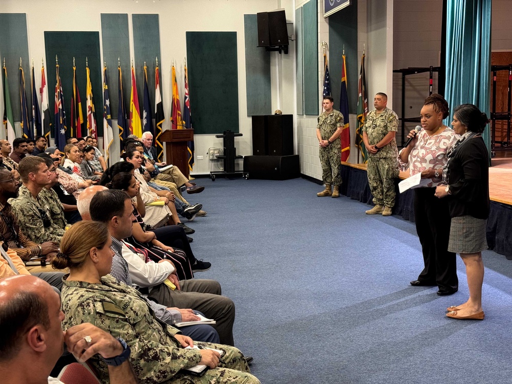 NSA Bahrain Hosts BG Town Hall