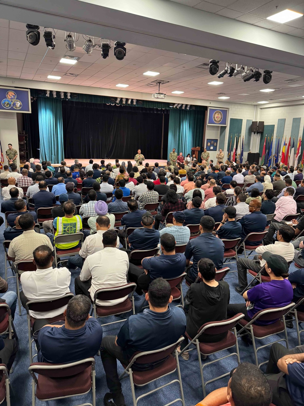 NSA Bahrain Hosts BG Town Hall