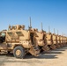 401AFSB issues 38 MaxxPro MRAP vehicles from APS-5 in support of Operation Inherent Resolve