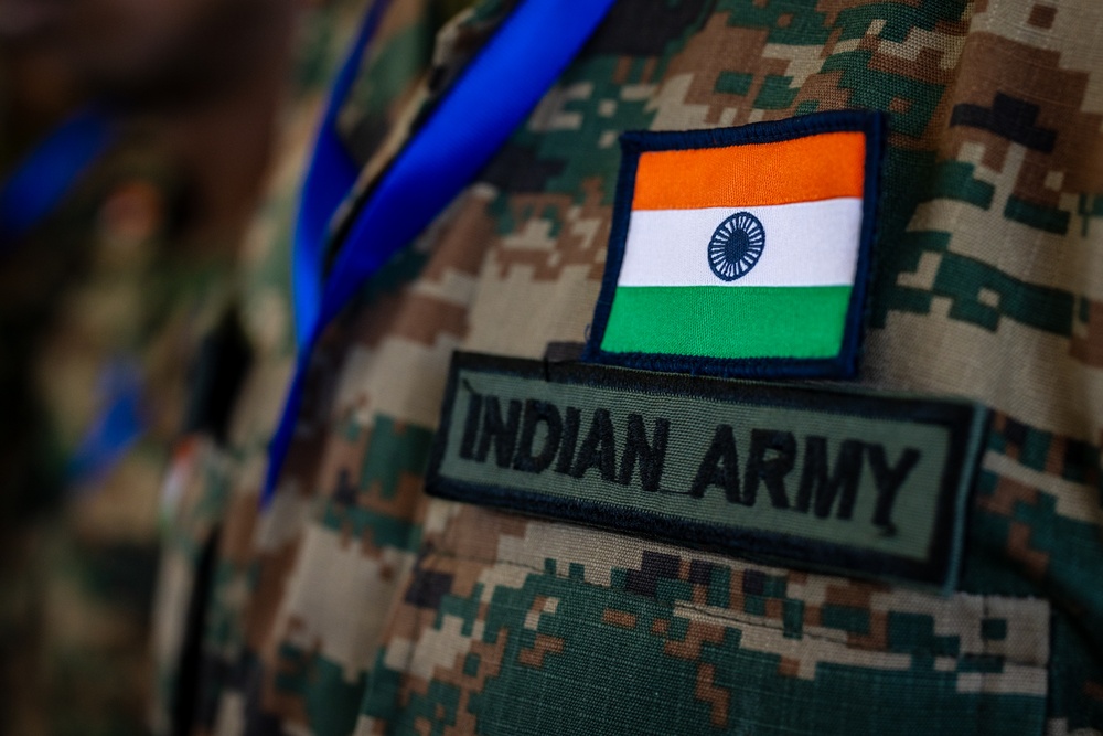 Indian Soldiers Train in Cordon and Search