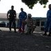 Law enforcement members secure bonds during Cope West 24