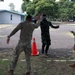 Law enforcement members secure bonds during Cope West 24