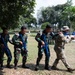 Law enforcement members secure bonds during Cope West 24