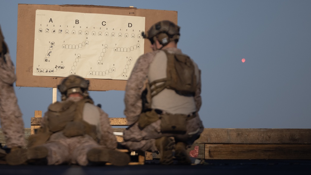 BLT 1/8, 24th MEU (SOC) Crew-Served Weapons Shoot on USS New York (LPD 21)