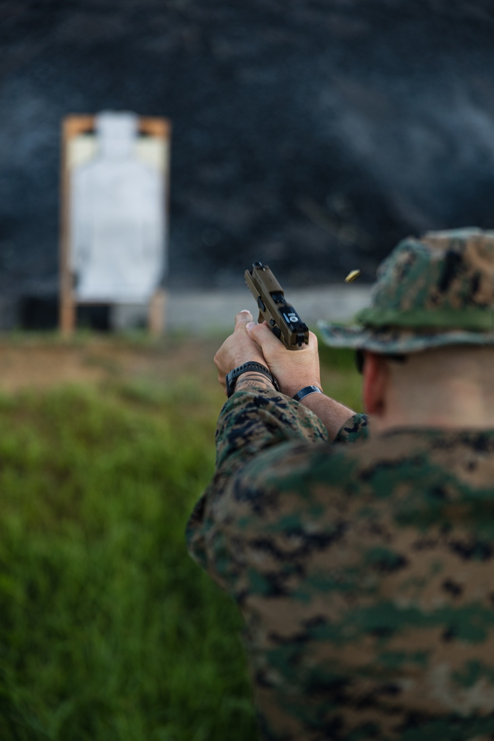 Marines with III MEF complete annual pistol qualification