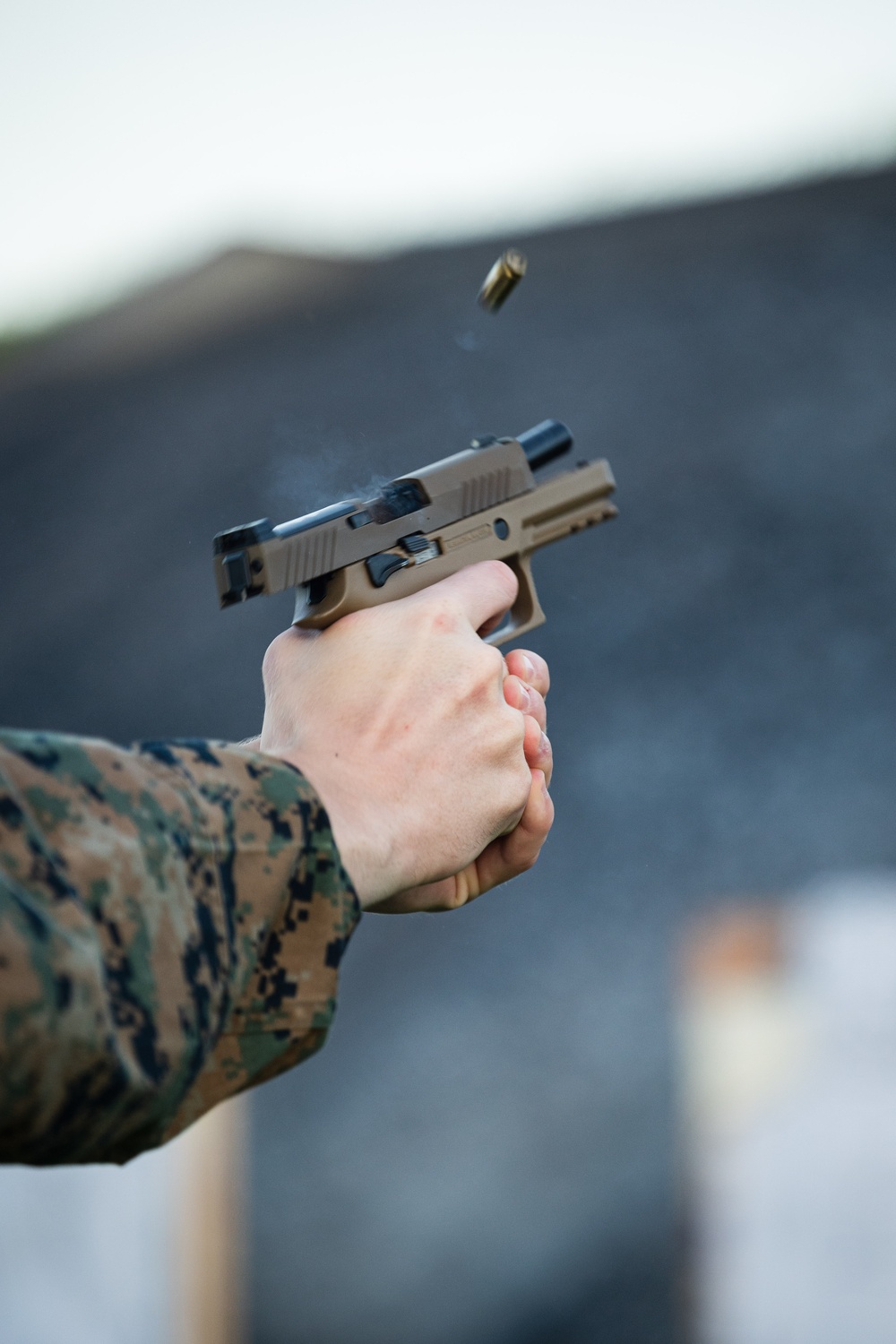 Marines with III MEF complete annual pistol qualification