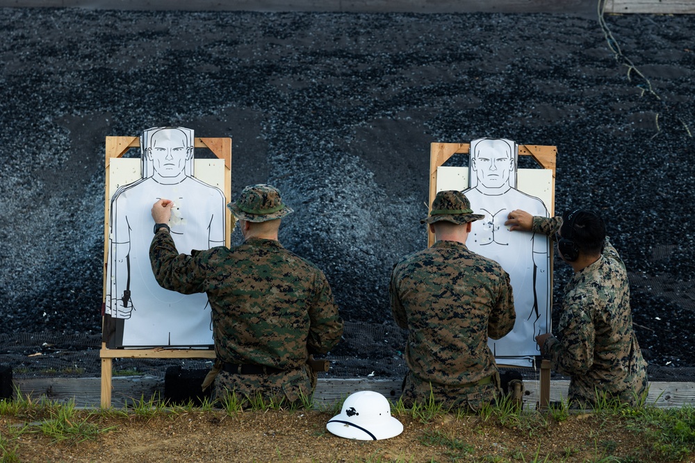 Marines with III MEF complete annual pistol qualification