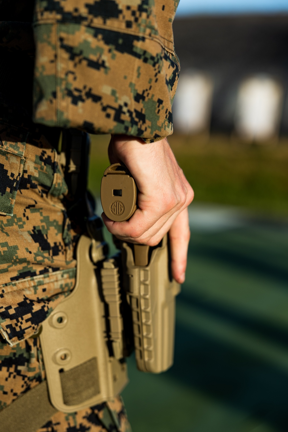 Marines with III MEF complete annual pistol qualification