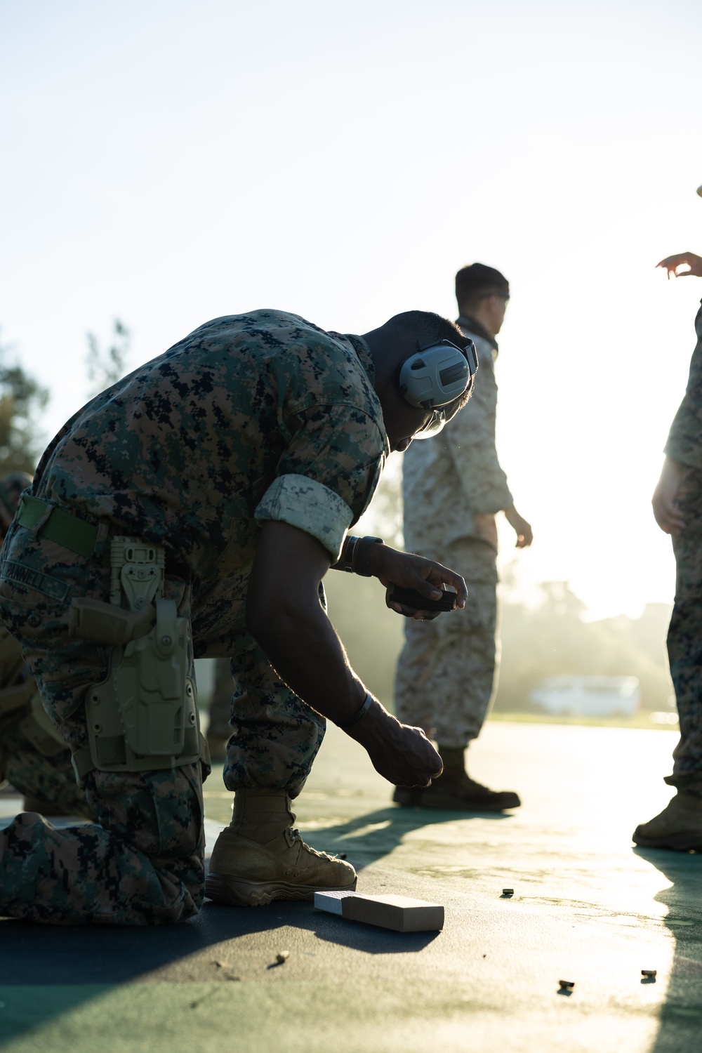 Marines with III MEF complete annual pistol qualification