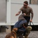Canine bite training at Chabelley Airfield