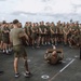 15th MEU Staff NCOs Conduct PT Aboard USS Boxer