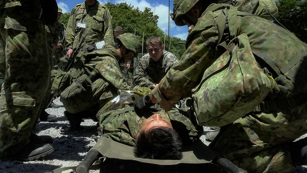 RD24 | Marines, JGSDF Conduct MEDEVAC Drills