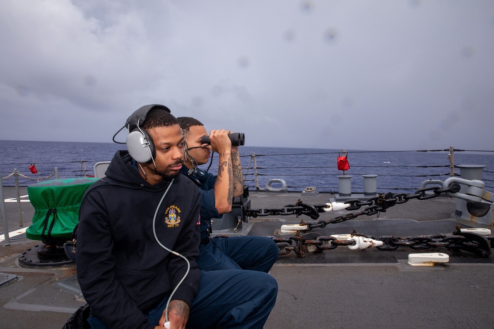 O’Kane Sailors man low visibility detail