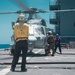 USS America (LHA 6) Conducts Flight Operations with USS Miguel Keith (ESB-5)