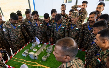 Indian Soldiers Train in Cordon and Search