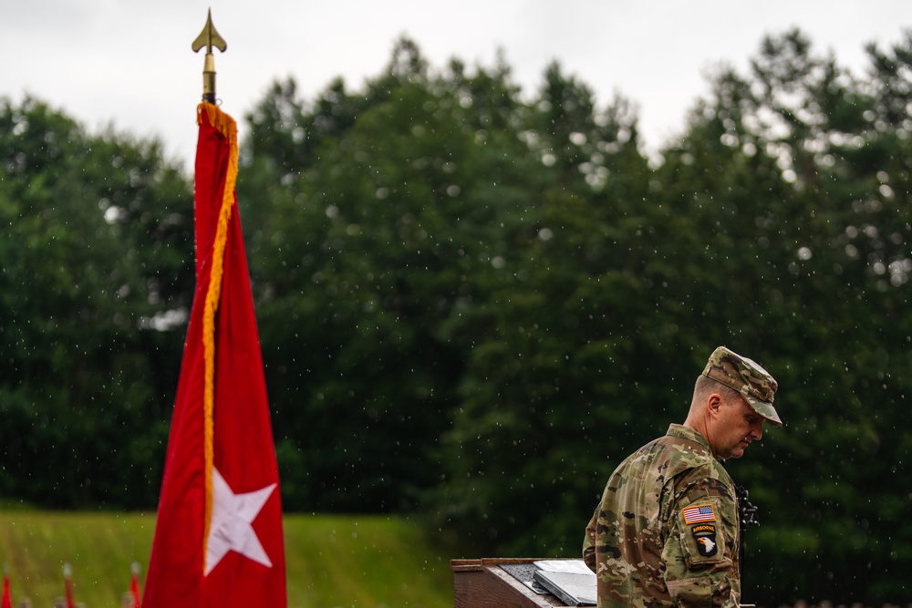52nd Air Defense Artillery Brigade conducts change of command ceremony