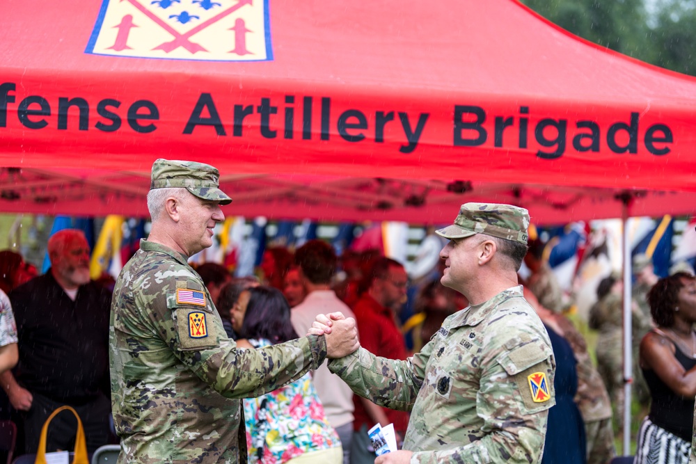 52nd Air Defense Artillery Brigade conducts change of command ceremony