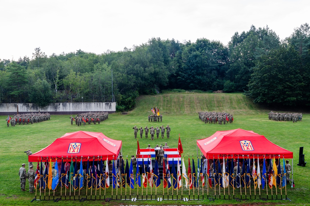 52nd Air Defense Artillery Brigade conducts change of command ceremony