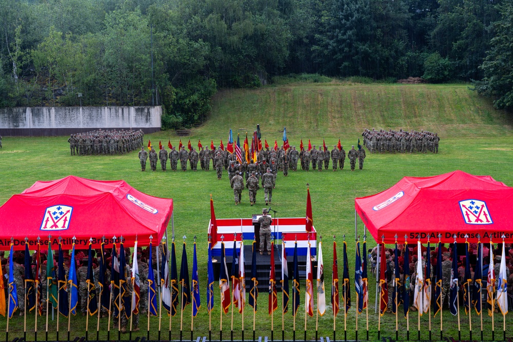 52nd Air Defense Artillery Brigade conducts change of command ceremony