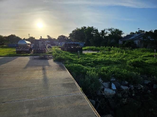 The Brunswick East River Mystery Sheen (BERMS) site during high vacuum recovery operations in Brunswick, Georgia, July 24, 2024. A Unified Command consisting of the U.S. Coast Guard, the U.S. Environmental Protection Agency and the Georgia Department of Natural Resources, was established to coordinate response actions and disseminate information for the BERMS response. (U.S. Coast Guard photo by Petty Officer 1st Class Michael Saturnino)