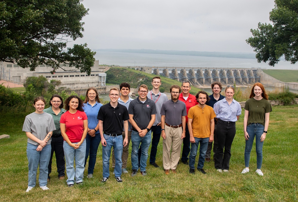 U.S. Army Corps of Engineers, Omaha District summer interns tour Gavins Point Dam