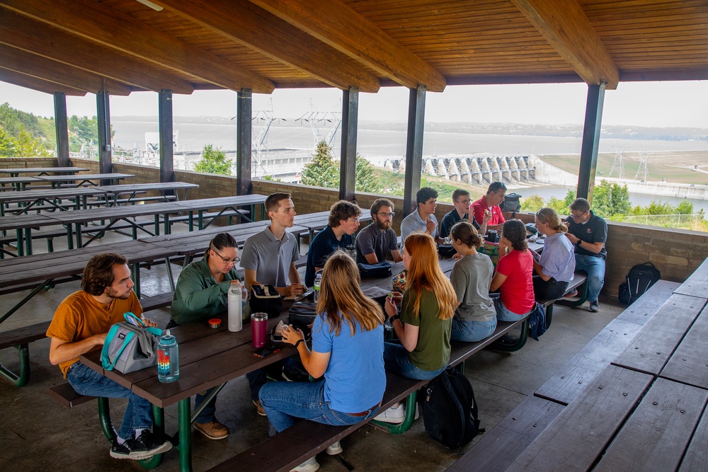 U.S. Army Corps of Engineers, Omaha District summer interns tour Gavins Point Dam