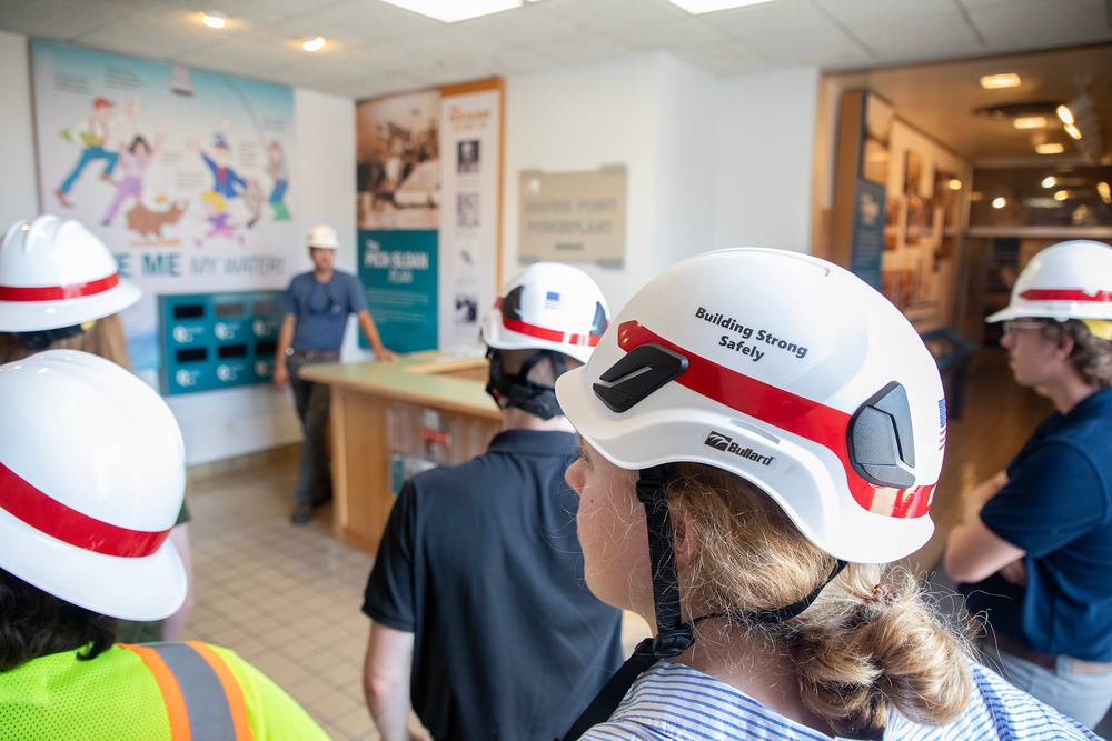 U.S. Army Corps of Engineers, Omaha District summer interns tour Gavins Point Dam