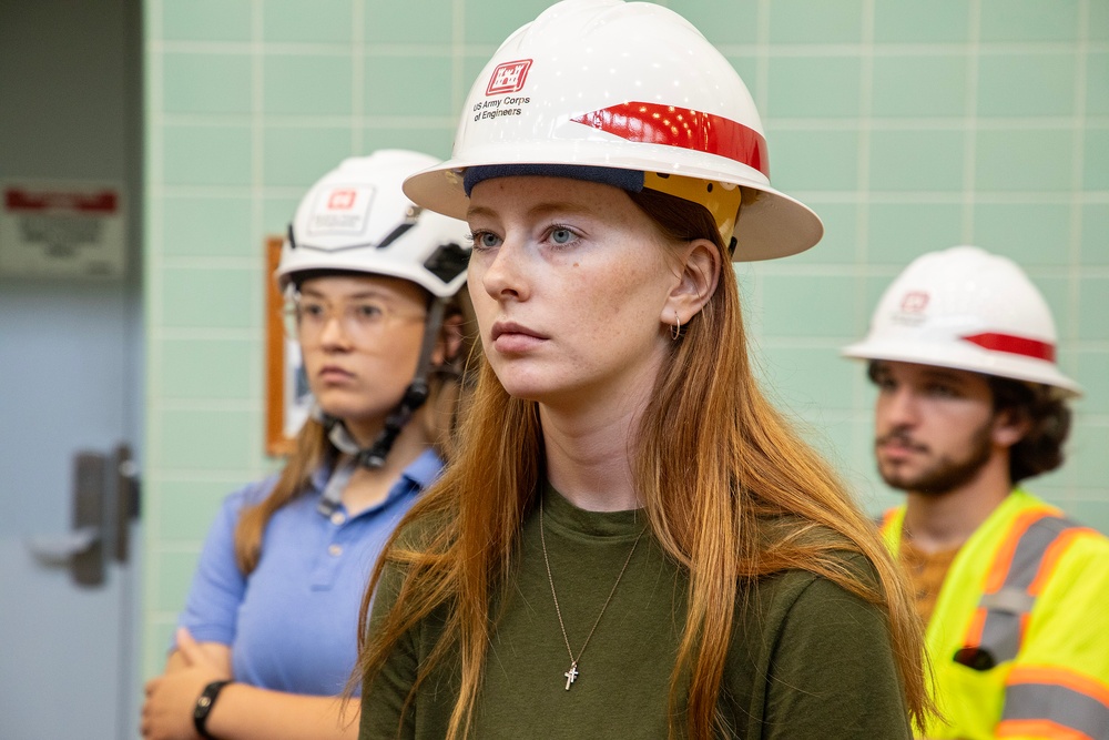U.S. Army Corps of Engineers, Omaha District summer interns tour Gavins Point Dam